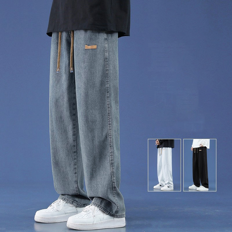 Men'S Accessories For Jeans - Summer Thin Men's Baggy Jeans Lyocell