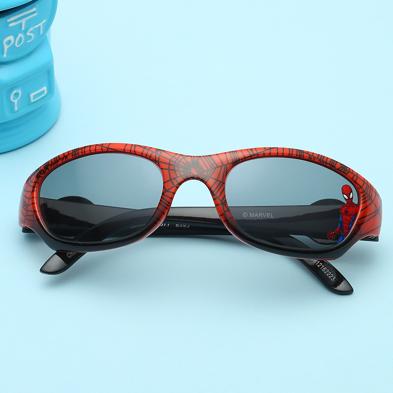 Men Accessories For Beach - Generic Kids Spiderman Cartoon Sunglasses Uv400