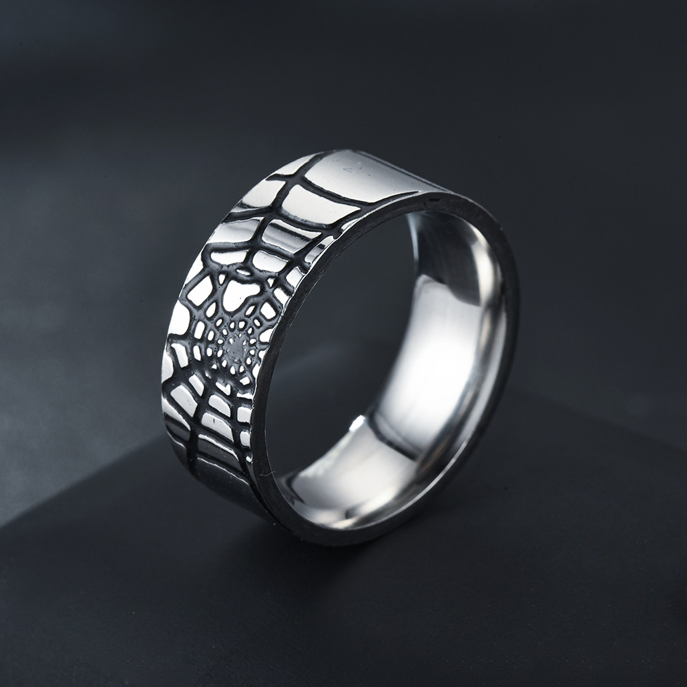 Stainless Steel Simple Spider  - Men Accessories Name recension och pris