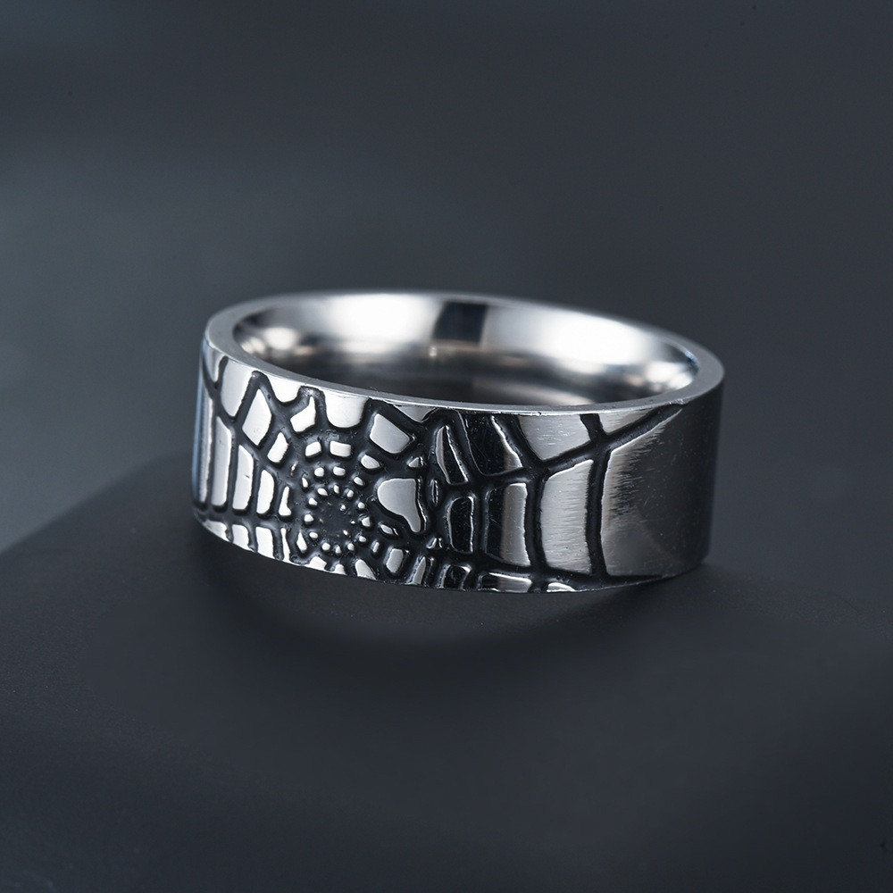 Stainless Steel Simple Spider  - Men Accessories Name recension och pris