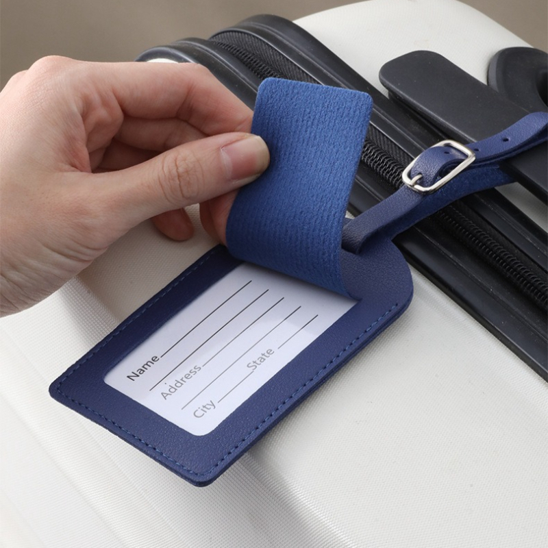 Women Men Luggage Tags PU Leat - Men Accessories Name recension och pris