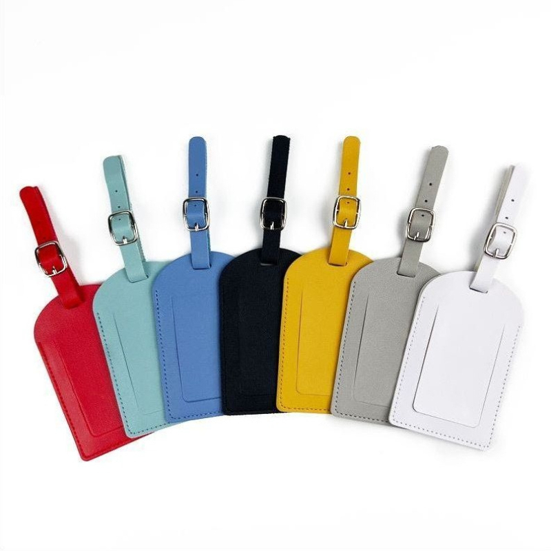 Women Men Luggage Tags PU Leat - Men Accessories Name recension och pris