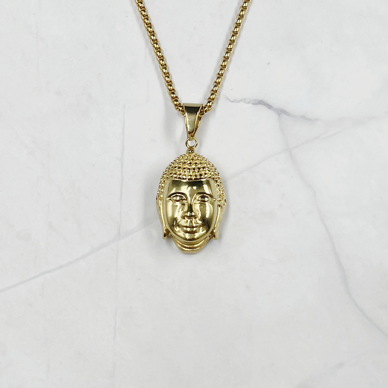Luxury Thai Buddha head gold c - Men Accessories Nepal recension och pris