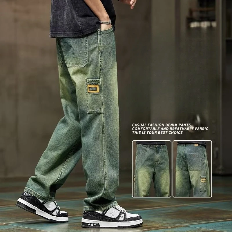 Korean Fashion Vintage Jeans M - Men'S Accessories For Jeans recension och pris