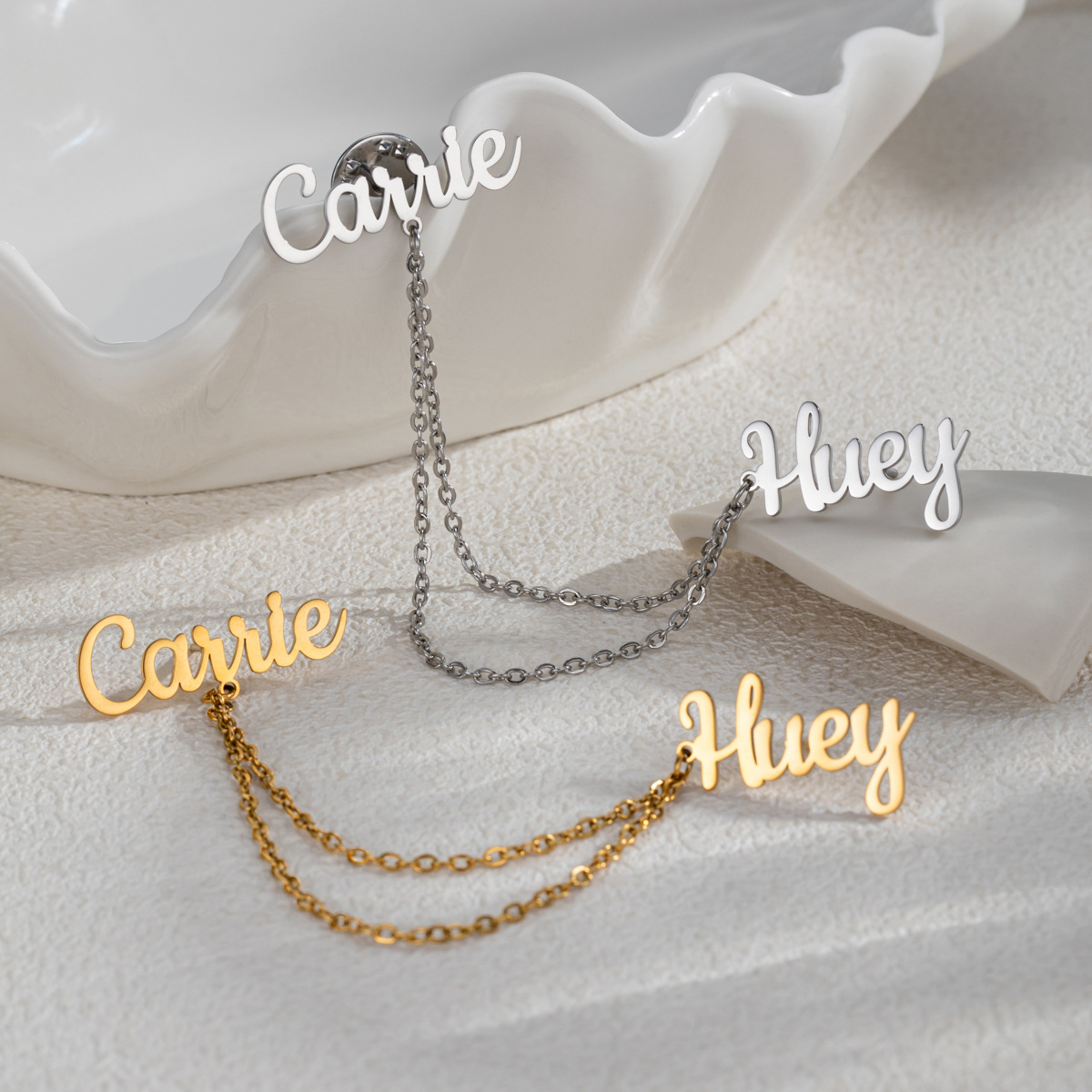Fashion 2 Names DIY Customized - Men Accessories Name recension och pris