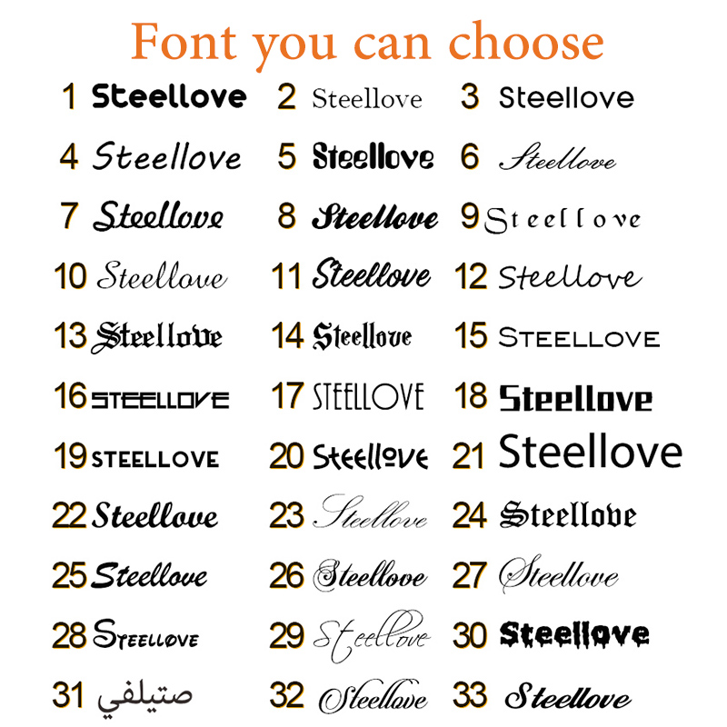Fashion 2 Names DIY Customized - Men Accessories Name recension och pris