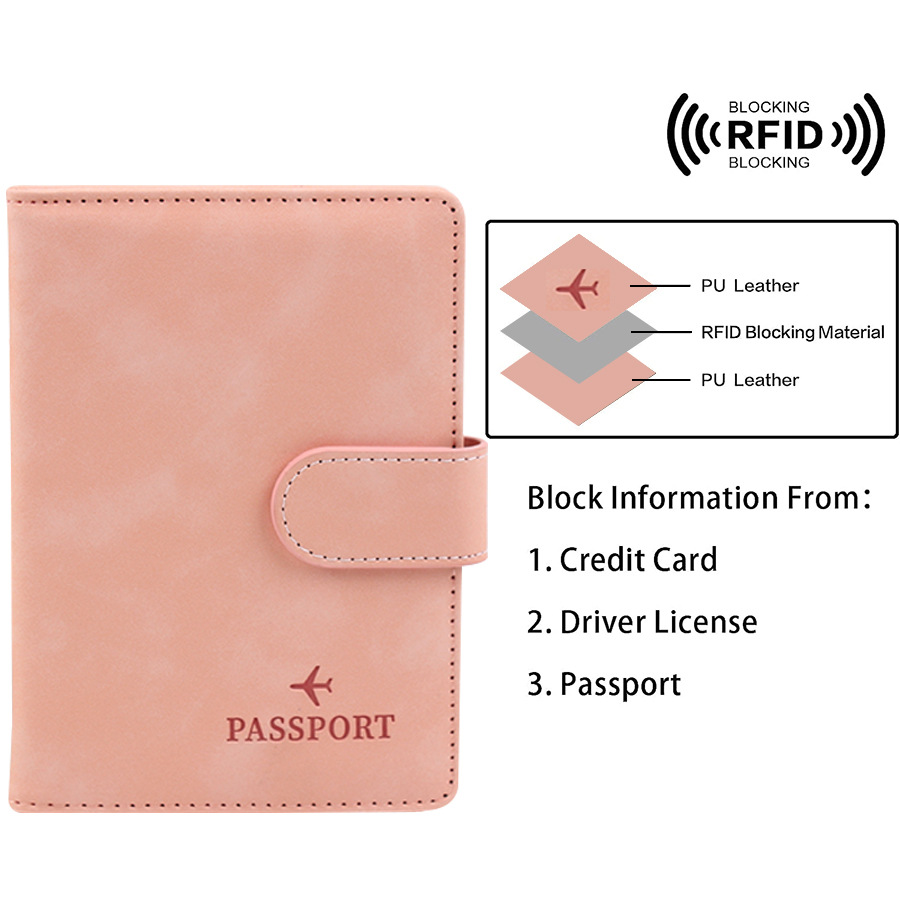 Magnetic Button Passport Cover - Men Accessories Name recension och pris