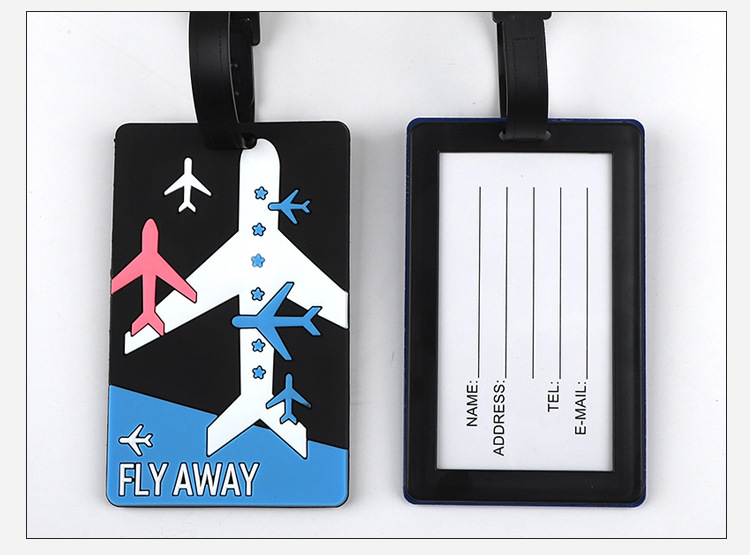 1pc Cartoon Animal PVC Luggage - Men Accessories Name recension och pris