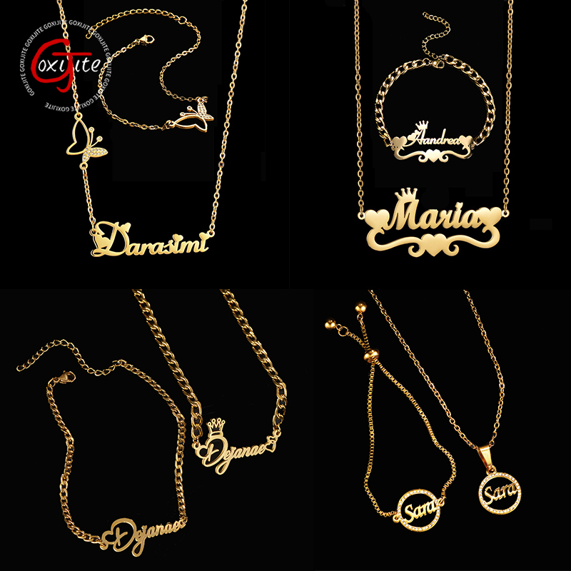 Goxijite Customize Name Neckla - Men Accessories Name recension och pris