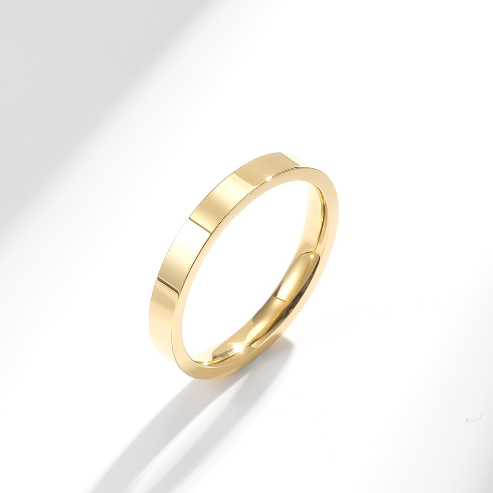 3MM Classic Simple 316L Stainl - Men Accessories Name recension och pris