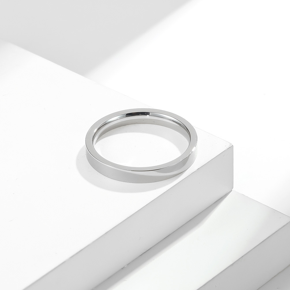 3MM Classic Simple 316L Stainl - Men Accessories Name recension och pris