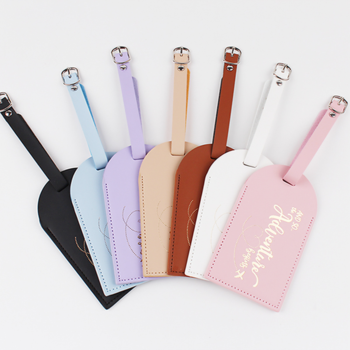 1PC Women Men PU Leather Lugga - Men Accessories Name recension och pris