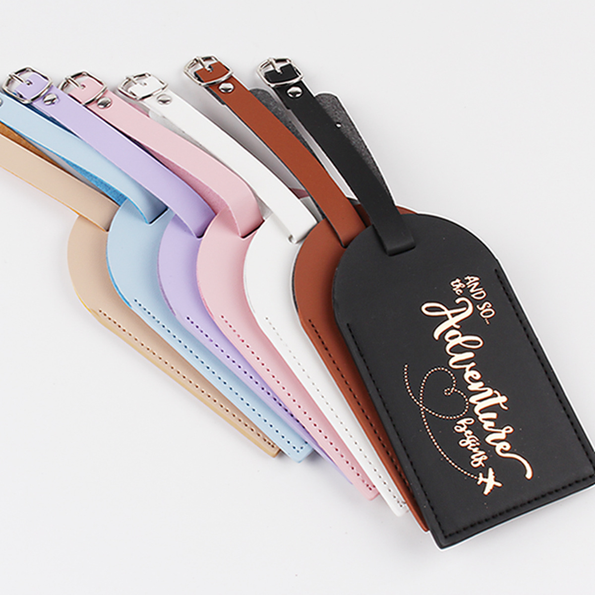1PC Women Men PU Leather Lugga - Men Accessories Name recension och pris