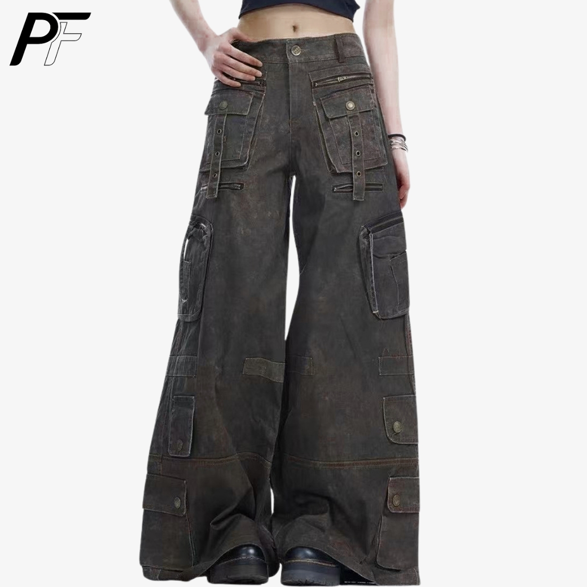 Grunge Techwear Wide Leg Cargo - Men'S Accessories For Jeans recension och pris