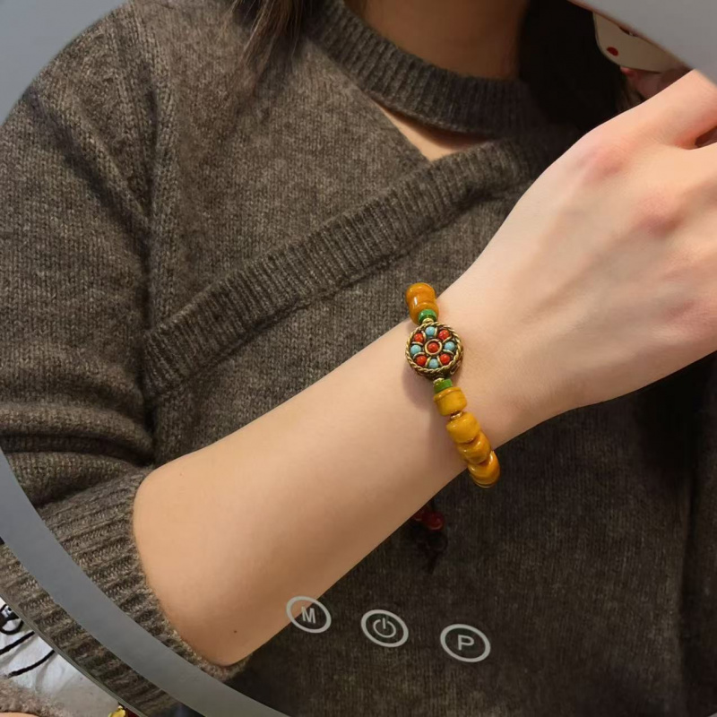 Yak Bone Matching Nepal Bracel - Men Accessories Nepal recension och pris
