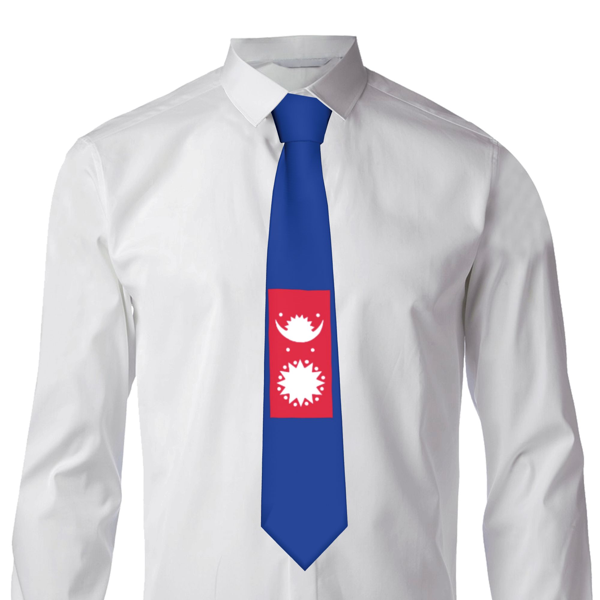 Nepal National Flag Tie  Graph - Men Accessories Nepal recension och pris