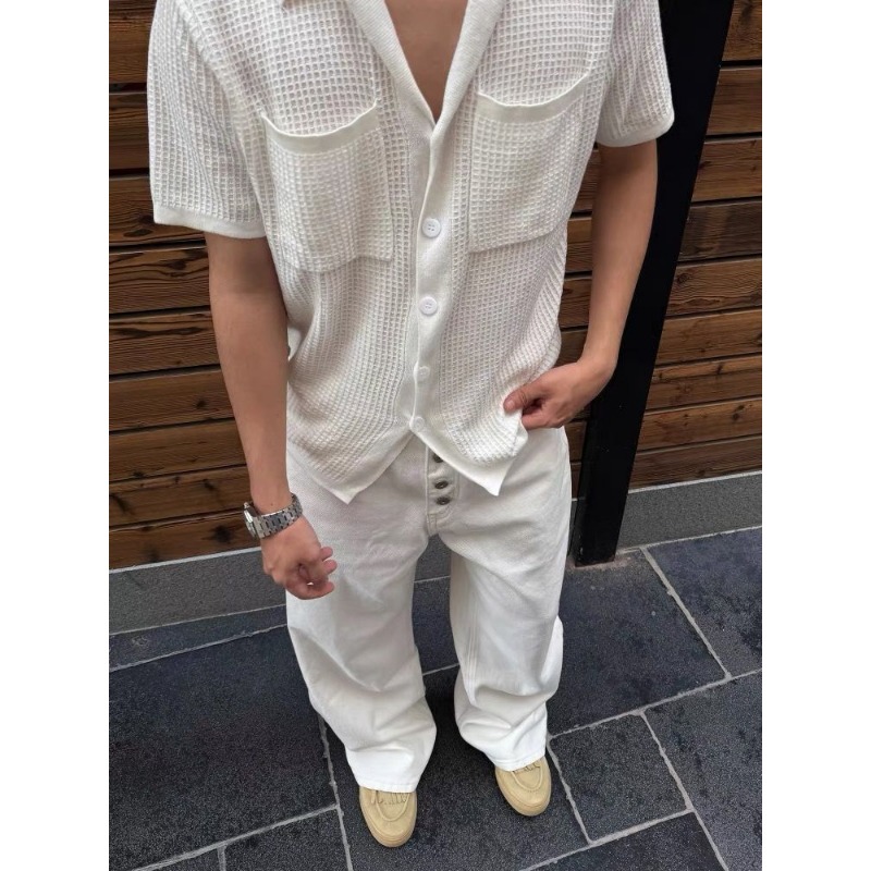 Men's White Wide Leg Jeans Hig - Men'S Accessories For Jeans recension och pris