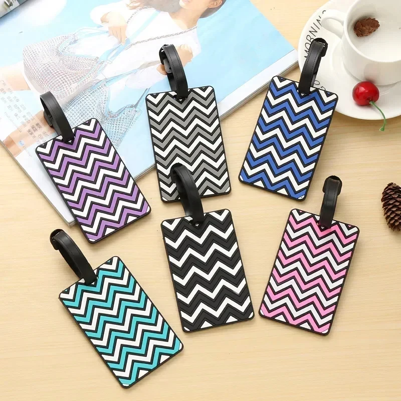 Geometric Luggage Tags for Wom - Men Accessories Name recension och pris