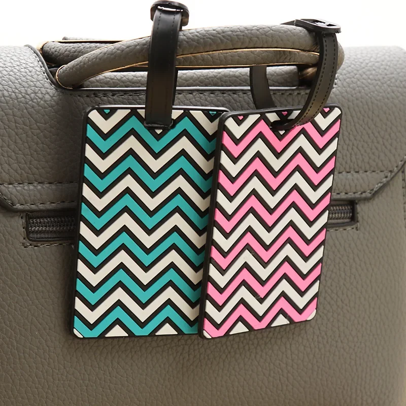 Geometric Luggage Tags for Wom - Men Accessories Name recension och pris