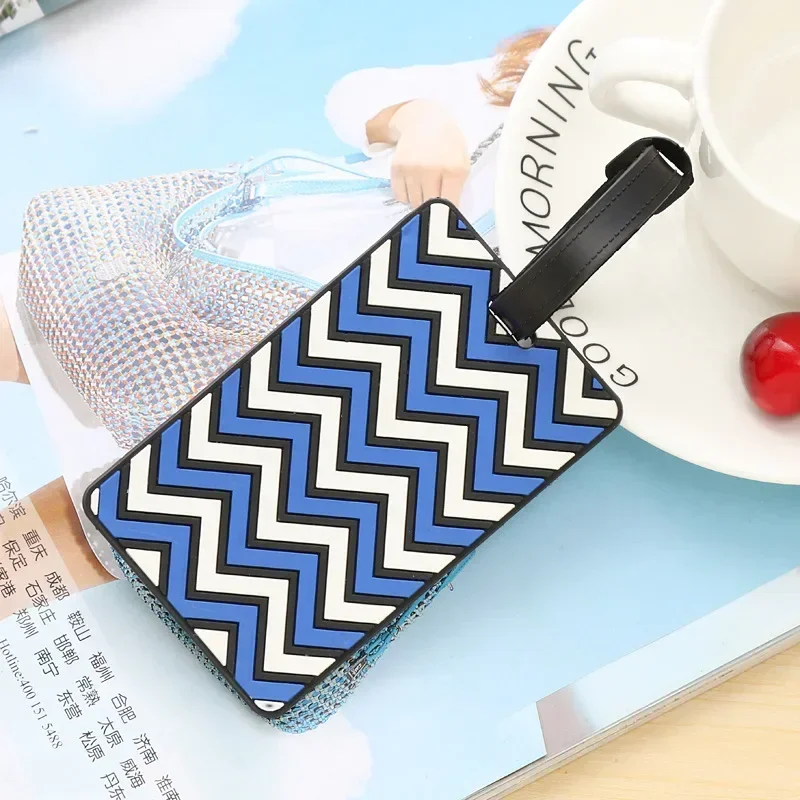 Geometric Luggage Tags for Wom - Men Accessories Name recension och pris